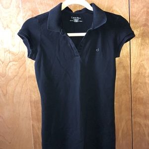 Calvin Klein black Short Sleeve Polo